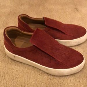 Suede sneakers
